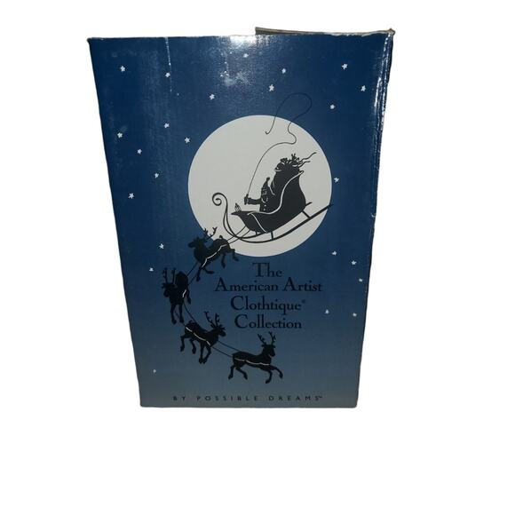 VTG The American Artist Clothtique Collection Santa "Out of the Forest" - Picture 5 of 5